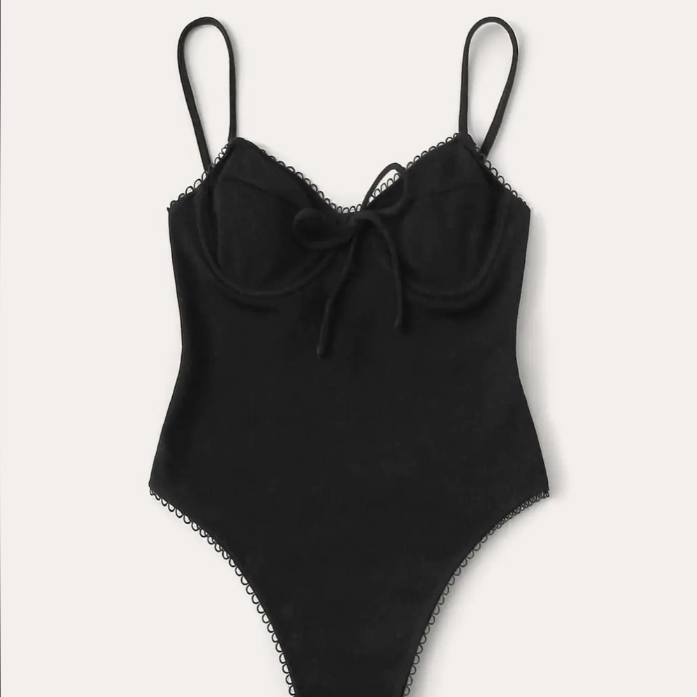 black bodysuit